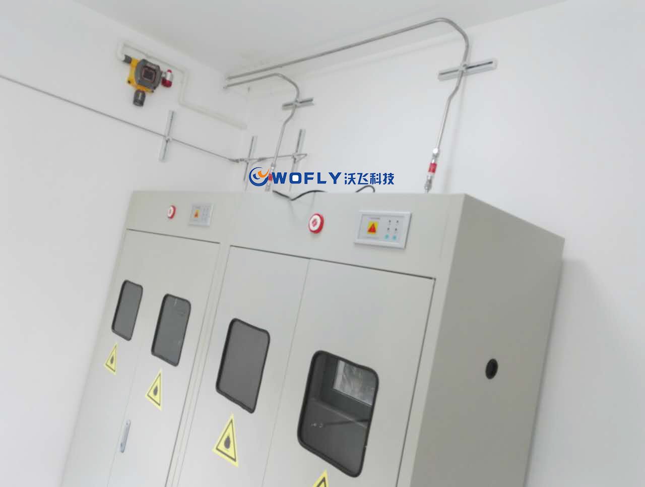 實驗室氫氣集中供氣系統氣體偵測報警系統